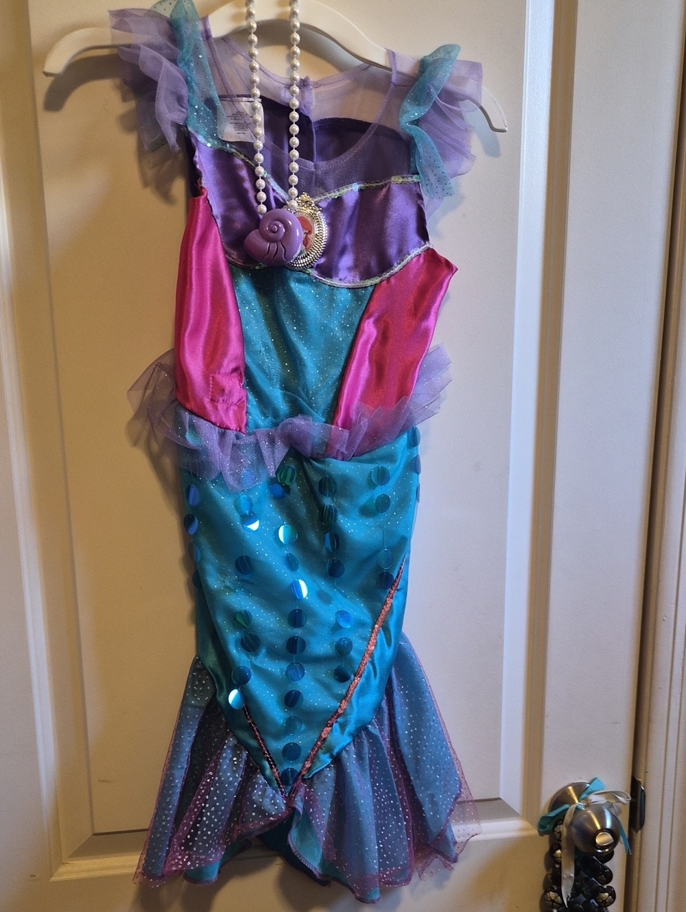 Disney Mermaid Costume in Teal, Purple & Pink